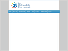 Tablet Screenshot of calderdaleframework.com